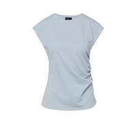 s.Oliver Shirt Elegantes Modell mit seitlicher Raffung Blau Größe 40