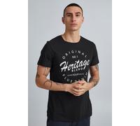 T-Shirt BLEND "BHAbraham", Damen, Gr. S, schwarz, Web, 100% Baumwolle, unifarben, regular fit normal, Rundhals, Shirts T-Shirt, Klassisches T-Shirt mit Rundhalsausschnitt (90736927-S) schwarz