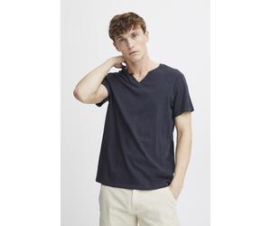 T-Shirt BLEND "BHAshton", Damen, Gr. XL, schwarz, Web, 100% Baumwolle, meliert, normal normal, V-Ausschnitt, Shirts T-Shirt, Meliertes T-Shirt mit V-Ausschnitt (92392751-XL) schwarz