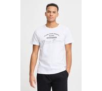 T-Shirt BLEND "BHPillo", Damen, Gr. XL, hellweiß, Web, 100% Baumwolle, regular fit normal, Rundhals, normaler Saum, Shirts T-Shirt, Klassisches T-Shirt mit Rundhalsausschnitt (58131619-XL) hellweiß