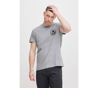 T-Shirt BLEND "BHTee", Damen, Gr. XXL, stone mix, Web, 100% Baumwolle, unifarben, regular fit normal, Shirts T-Shirt, Lässiges T-Shirt mit Print (37687630-XXL) stone mix