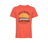 T-Shirt BLEND "T-Shirt BHCalifo", Jungen, Gr. XXL, rot (coral sea rot), Obermaterial: 100% Baumwolle CO., Shirts T-Shirt (90970712-XXL) coral sea rot