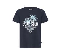 Blend Califo Herren T-Shirt Kurzarm Shirt mit Print und Rundhalsausschnitt, Größe:XL, Farbe:Dark Navy Blue (74645)