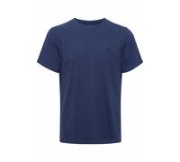 Blend BHDinton Tee Crew Herren T-Shirt Kurzarm Shirt Basic mit Bruststickerei Logo-Stickerei Hochwertige Baumwoll-Qualität Rundhals-Ausschnitt Casual Fit, Größe:L, Farbe:Dress Blues (194024)