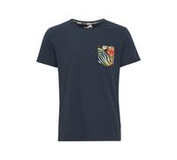 Blend Florens Herren T-Shirt Kurzarm Shirt mit Print und Rundhalsausschnitt, Größe:L, Farbe:Navy (70230)