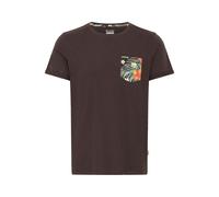 Blend Florens Herren T-Shirt Kurzarm Shirt mit Print und Rundhalsausschnitt, Größe:S, Farbe:Phantom Grey (70010)