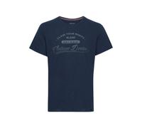 Blend BHPillo Herren T-Shirt Kurzarm Shirt mit Print Rundhals-Ausschnitt Baumwollmischung Regular fit, Größe:M, Farbe:Dress Blues (194024)