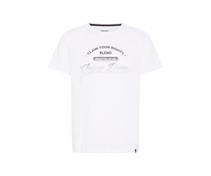 T-Shirt BLEND "T-Shirt BHPillo", Jungen, Gr. XXL, weiß (hellweiß), Obermaterial: 100% Baumwolle CO., Shirts T-Shirt (78635751-XXL) hellweiß
