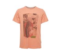 Blend 20714547 Tee Herren T-Shirt Kurzarm Shirt mit Print Rundhals-Ausschnitt Frontprint hochwertige Baumwoll-Qualität, Größe:L, Farbe:Sunburn (161429)