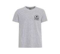 T-Shirt BLEND "T-Shirt BHTee", Herren, Gr. M, grau (stone mix), Obermaterial: 100% Baumwolle CO., regular fit normal, Shirts T-Shirt (93140243-M) stone mix