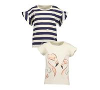 T-Shirt BLUE SEVEN "Blue Seven T-Shirts 2 PACK", Mädchen, Gr. 98, bunt (m001, multipack 1), 100% Baumwolle, normal, Rundhals, Shirts T-Shirt (13720404-98) m001, multipack 1
