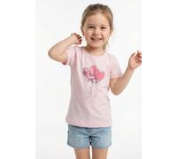 T-Shirt BLUE SEVEN, Mädchen, Gr. 116, multipack 3, Single Jersey, Obermaterial: 100% Baumwolle, bedruckt, normal, Rundhals, Shirts T-Shirt (12823417-116) multipack 3