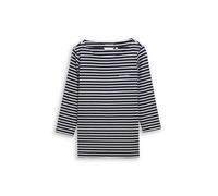 Tom Tailor - Langarmshirt mit Streifenmuster navy blue offwhite stripe - Gr. - XL