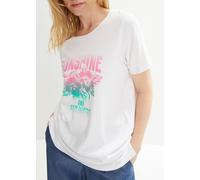 Baumwoll-Shirt mit Druck, Kurzarm 36/38 (S)