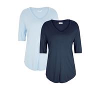 Longshirt aus softer Viskose, 2er-Pack 48/50 (XL)