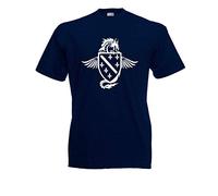 T-Shirt - Bosnien Wappen mit Drachen (Navy, M)