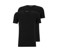 T-Shirt BOSS, Damen, Gr. XL (54), schwarz, Single Jersey, Obermaterial: 95% Baumwolle, 5% Elasthan, Rundhals, Shirts T-Shirt (86435938-XL) schwarz