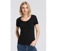 BOSS Regular Fit Pyjama-Oberteit aus Baumwoll-Mix in Black, Größe XL