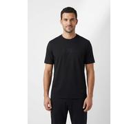 T-Shirt BOSS GREEN, Herren, Gr. S, schwarz001, Single Jersey, Obermaterial: 100% Baumwolle, unifarben, regular fit normal, Rundhals, Shirts T-Shirt, Rundhalsausschnitt, Regular Fit, Boss-Logodruck (76