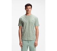 T-Shirt BOSS GREEN "Porsche Spirit 70 Capsule Collection", Herren, Gr. XL, open grün357, Single Jersey, Obermaterial: 100% Baumwolle, unifarben, relaxed fit normal, Rundhals, abgesteppte Kante, Shirts