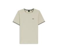 T-Shirt BOSS GREEN "Taul", Herren, Gr. M, light beige275, Single Jersey, Obermaterial: 92% Baumwolle, 8% Elasthan, regular fit normal, Rundhals, Rippbündchen, Shirts T-Shirt, aus softem Stretch-Baumwo