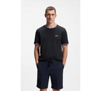 T-Shirt BOSS GREEN "Taul", Herren, Gr. XL, blau (dunkelblau402), Single Jersey, Obermaterial: 92% Baumwolle, 8% Elasthan, regular fit normal, Rundhals, Rippbündchen, Shirts T-Shirt, aus softem Stretch