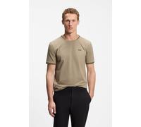 T-Shirt BOSS GREEN "Taul Stretch-Baumwoll-Pique", Herren, Gr. 4XL, light, pastel grün334, Single Jersey, Obermaterial: 92% Baumwolle, 8% Elasthan, regular fit normal, Rundhals, Rippbündchen, Shirts T-
