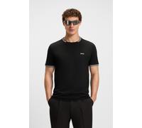 Hugo Boss T-Shirt Taul Herren Regular Fit Rundhals 92% Baumwolle 8% Elasthan Schwarz Gr. XL
