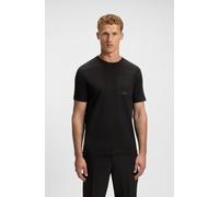 T-Shirt BOSS GREEN "Tee Urban Tech", Herren, Gr. S, schwarz (schwarz001), Single Jersey, Obermaterial: 95% Baumwolle, 5% Elasthan, unifarben, regular fit hüftlang, Rundhals, Shirts T-Shirt, mit Brustt