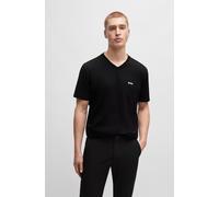 Boss V 10256064 Kurzarm-t-shirt Mit V-ausschnitt S Black