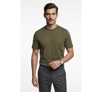 T-Shirt BOSS GREEN "TS Structure", Herren, Gr. 4XL, grün (open grün398), Single Jersey, Obermaterial: 100% Baumwolle, unifarben, relaxed fit normal, Rundhals, abgesteppte Kante, Shirts T-Shirt, 100% C