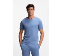 BOSS T-Shirt aus Stretch-Baumwolle mit Logo-Stickerei - Style Mix&Match T-Shirt R, 50515312 Blau 4XL