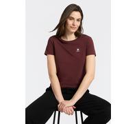 T-Shirt BOSS ORANGE "Elove Premium Damenmode", Damen, Gr. M (38), schwarz braun 204, Single Jersey, Obermaterial: 100% Baumwolle, bedruckt, unifarben, körpernah normal, Rundhals, abgesteppte Kante, Sh