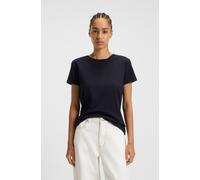 BOSS T-Shirt aus Baumwoll-Jersey mit Logo-Detail - Style C_Esogo_1, 50506973 Dunkelblau S