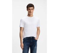 BOSS Regular-Fit T-Shirt aus Baumwolle mit modernem Logo - Style Te_Logo, 50566504 Weiß L