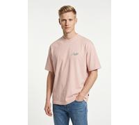 T-Shirt BOSS ORANGE, Herren, Gr. S, rosa (open pink690), Single Jersey, Obermaterial: 100% Baumwolle, unifarben, relaxed fit normal, Rundhals, abgesteppte Kante, Shirts T-Shirt, Relaxed Fit, sommerlic
