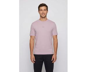 T-Shirt BOSS ORANGE "TChup", Herren, Gr. XL, light, pastel lila539, Single Jersey, Obermaterial: 96% Baumwolle, 4% Elasthan, unifarben, relaxed fit hüftlang, Rundhals, eingesetzt normaler Saum, Shirts