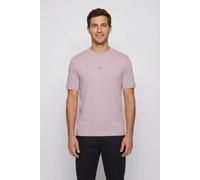 T-Shirt BOSS ORANGE "TChup", Herren, Gr. XXL, light, pastel lila539, Single Jersey, Obermaterial: 96% Baumwolle, 4% Elasthan, unifarben, relaxed fit hüftlang, Rundhals, eingesetzt normaler Saum, Shirt