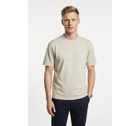T-Shirt BOSS ORANGE "Te Dye Relaxed Fit", Herren, Gr. XXL, beige (light beige271), Single Jersey, Obermaterial: 100% Baumwolle, unifarben, relaxed fit normal, Rundhals, eingesetzt,weit eingefasste Kan