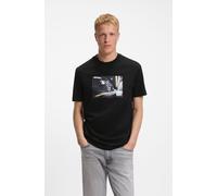 BOSS Regular-Fit T-Shirt aus leichtem Baumwoll-Jersey - Style Te_Motors, 50566627 Schwarz XXXL