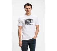 BOSS Regular-Fit T-Shirt aus leichtem Baumwoll-Jersey - Style Te_Motors, 50566627 Weiß S
