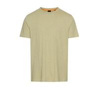 T-Shirt BOSS ORANGE "Tegood", Damen, Gr. XL, grün (open grün370), Single Jersey, Obermaterial: 100% Baumwolle, regular fit normal, Rundhals, eingesetzt eingefasste Kante, Shirts T-Shirt, Rundhalsaussc