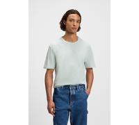 T-Shirt BOSS ORANGE "Tegood", Herren, Gr. XXL, blau (open blau474), Single Jersey, Obermaterial: 100% Baumwolle, regular fit normal, Rundhals, eingesetzt eingefasste Kante, Shirts T-Shirt, Rundhalsaus