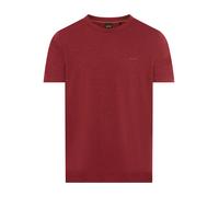 T-Shirt BOSS ORANGE "Tegood", Herren, Gr. XXL, dunkelrot605, Single Jersey, Obermaterial: 100% Baumwolle, regular fit normal, Rundhals, eingesetzt eingefasste Kante, Shirts T-Shirt, Rundhalsausschnitt