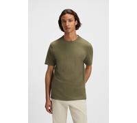 BOSS Orange T-Shirt Herren Kurzarm Rundhals Baumwolle grün, L