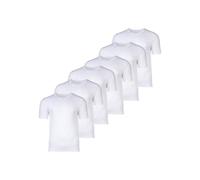BOSS Herren T-Shirt, 6er Pack - RN 6P Classic, Rundhals, Kurzarm, Cotton, uni Weiß L