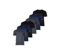 BOSS Herren T-Shirt, 6er Pack - TShirtVN Classic, Unterhemd, V-Neck, Cotton Blau/Grau/Schwarz XL