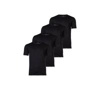 T-Shirt BOSS "T-Shirt TShirtRN 2P Comfort 4er Pack", Damen, Gr. M, schwarz, Obermaterial: 100% Baumwolle CO., Shirts T-Shirt (60304344-M) schwarz