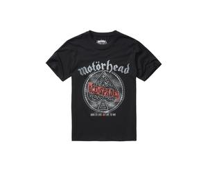 T-Shirt BRANDIT "Brandit Herren Motörhead Ace of Spade T-Shirt", Herren, Gr. 6XL, schwarz, 100% Baumwolle, bedruckt, slim fit, Rundhals, Shirts T-Shirt (30016947-6XL) schwarz