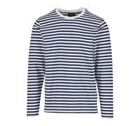 Brandit Jersey-Langarmshirt Stripe Navy-Weiß Größe 2XL für Männer